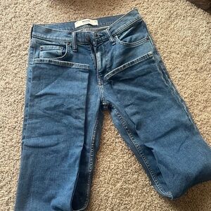 Hollister Men's Slim Straight Blue Jeans